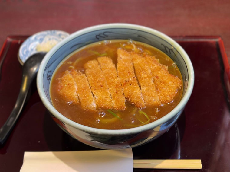 乃木坂長寿庵　カツカレーそば