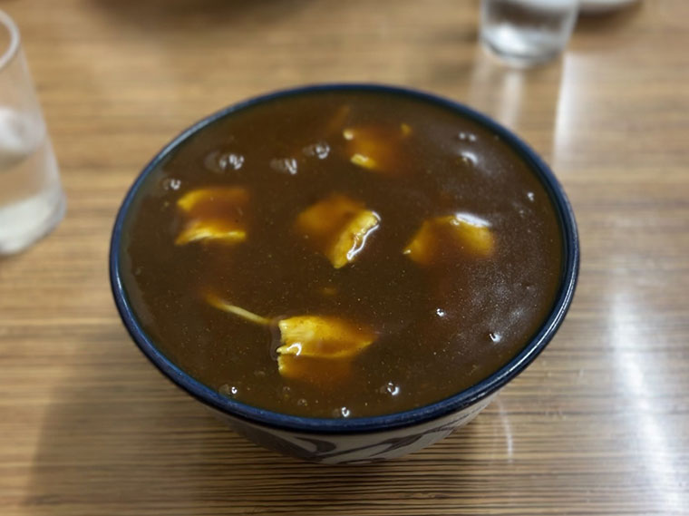 翁そば　カレー南ばん