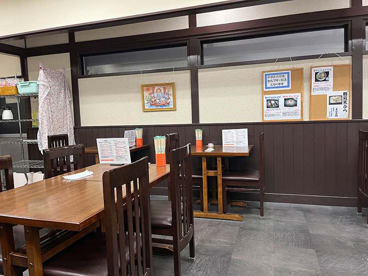 手打ちそば大村支店　店内