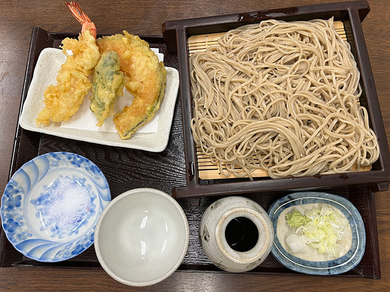 手打ちそば大村支店　プチ天せいろ