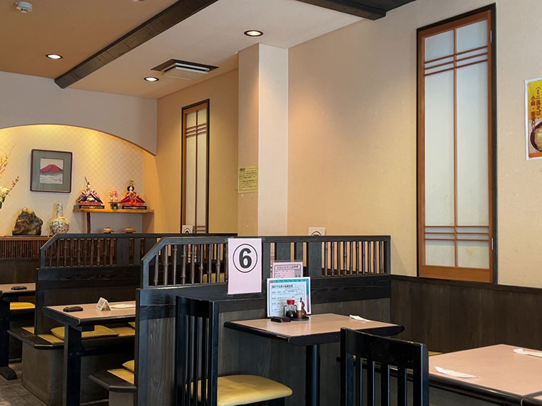 長寿庵 梅ヶ丘　店内