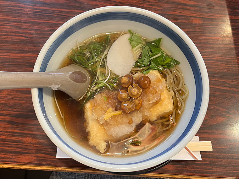 太宗庵 揚げ豆腐みぞれそば
